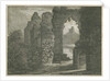 Dudley Castle - The Keep: etching, 1818 by School English