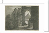 Dudley Castle - The Keep: etching, 1818 by School English