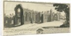 Dudley Priory: engraving, 1731 by Samuel Buck