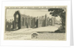 Dudley Priory: engraving, 1731 by Samuel Buck