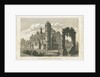 Dudley Priory: engraving, nd [c 1821] by John Coney