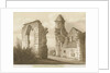 Dudley Priory: sepia wash drawing, 1827 by Robert Noyes