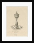 Font in Ingestre Church by John Buckler