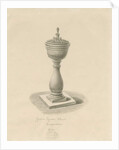 Font in Ingestre Church by John Buckler