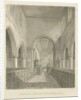 Interior of Eccleshall Church by John Buckler