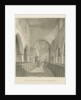 Interior of Eccleshall Church by John Buckler