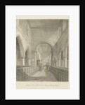 Interior of Eccleshall Church by John Buckler