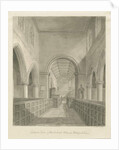 Interior of Eccleshall Church by John Buckler