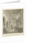 Interior of Eccleshall Church by John Buckler