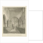 Interior of Eccleshall Church by John Buckler