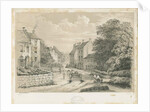 Eccleshall Village: lithograph by Louis Haghe