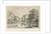 Eccleshall Village: lithograph by Louis Haghe