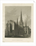 Lichfield Cathedral - North East View by Charles Wild