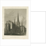 Lichfield Cathedral - North East View by Charles Wild