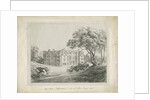 Keele Hall: lithograph by School English