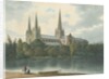 Lichfield Cathedral - South West View by Robert Noyes