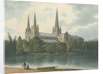 Lichfield Cathedral - South West View by Robert Noyes