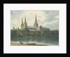 Lichfield Cathedral - South West View by Robert Noyes