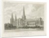 Lichfield Cathedral - South East View by John Britton