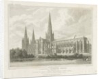 Lichfield Cathedral - South East View by John Britton