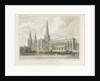 Lichfield Cathedral - South East View by John Britton