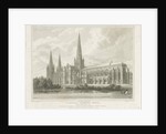 Lichfield Cathedral - South East View by John Britton