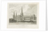 Lichfield Cathedral - South East View by John Britton