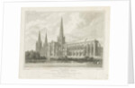 Lichfield Cathedral - South East View by John Britton