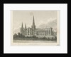 Lichfield Cathedral - South East View: engraving, nd [c 1833] by Thomas George Lomax