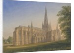 Lichfield Cathedral - North East View by John Buckler