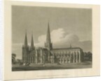 Lichfield Cathedral - South East View by Charles Wild