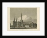 Lichfield Cathedral - South East View by Charles Wild
