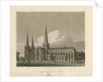 Lichfield Cathedral - South East View by Charles Wild