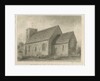 Kingstone Church: sepia drawing, 1839 by John Buckler