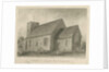 Kingstone Church: sepia drawing, 1839 by John Buckler