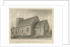 Kingstone Church: sepia drawing, 1839 by John Buckler