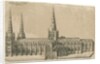 Lichfield Cathedral - South View by William Dugdale