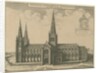 Lichfield Cathedral - South View by Wenceslaus Hollar