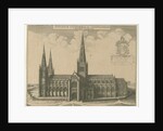 Lichfield Cathedral - South View by Wenceslaus Hollar