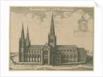 Lichfield Cathedral - South View by Wenceslaus Hollar