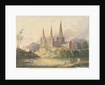 Lichfield Cathedral - West View by Henry James Noyes