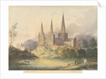 Lichfield Cathedral - West View by Henry James Noyes