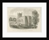 Endon Church: sepia drawing, 1844 by John Buckler