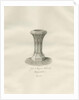 Font in Kinver Church: sepia drawing, 1846 by John Buckler