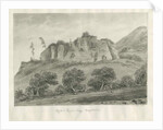Kinver Edge: sepia drawing, 1846 by John Buckler
