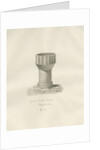 Font in Enville Church by John Chessell Buckler