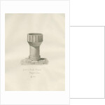 Font in Enville Church by John Chessell Buckler