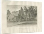 Biddulph - Knypersley Hall [old] : sepia drawing, 1847 by John Buckler