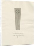 Enville Church - Gravestone: sepia drawing, 1820 by John Chessell Buckler