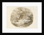 Biddulph - Ancient Well in Knypersley Woods: sepia drawing, 1838 by Thomas Peploe Wood